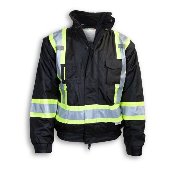 Black 5-in-1 Rain Jacket Thumbnail